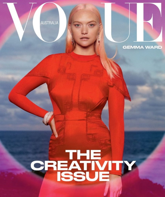 Vogue Australia March 2021 : Gemma Ward by Derek Henderson