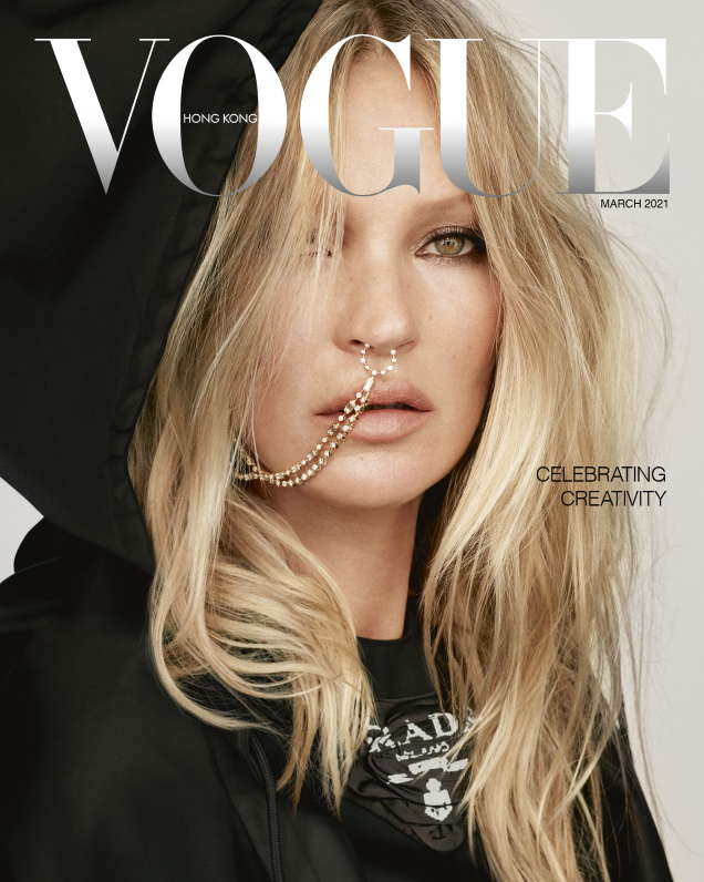Vogue Hong Kong March 2021 : Kate Moss by Luigi & Iang