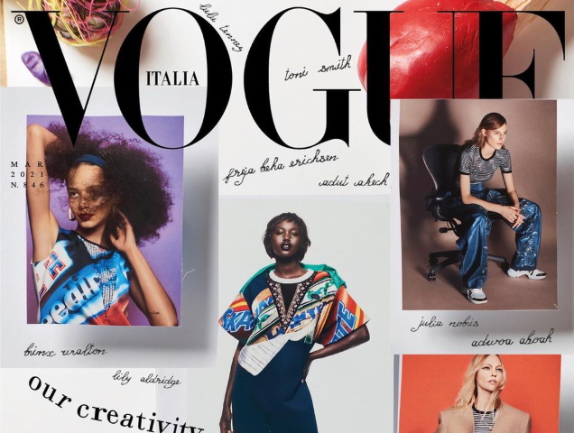 Vogue Italia March 2021 The Creativity Issue - theFashionSpot