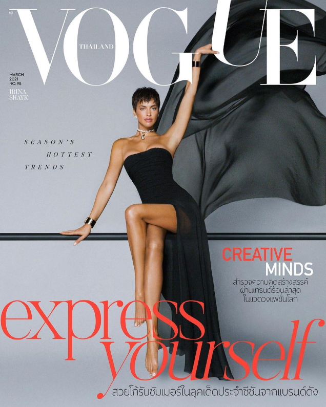 Irina Shayk Vogue Thailand March 2021 theFashionSpot