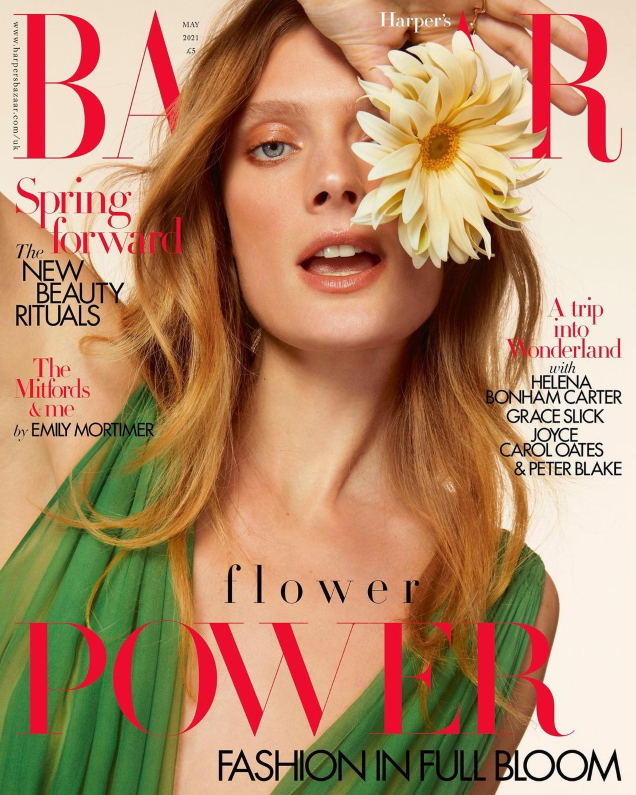 UK Harper’s Bazaar May 2021 : Constance Jablonski by Betina du Toit