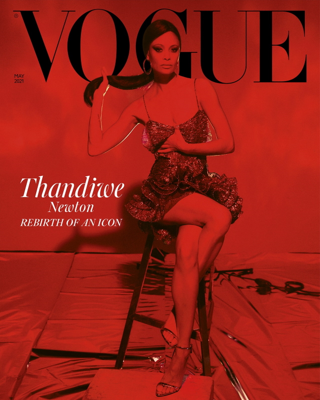 UK Vogue May 2021 : Thandiwe Newton by Mikael Jansson
