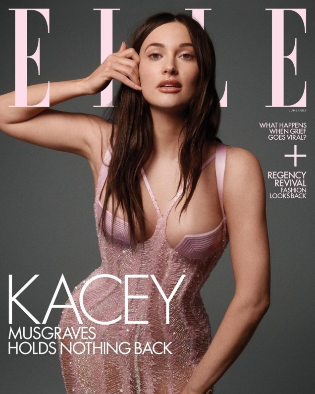 US Elle June/July 2021 : Kacey Musgraves by Cass Bird