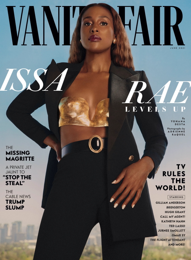 Vanity Fair June 2021 : Issa Rae by Adrienne Raquel