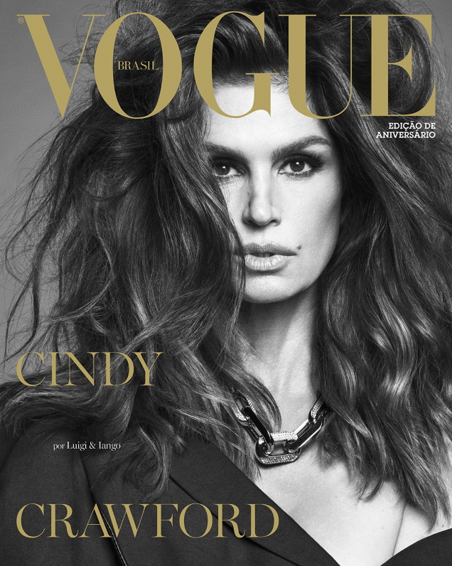 Vogue Brazil May 2021 : Cindy Crawford by Luigi & Iango