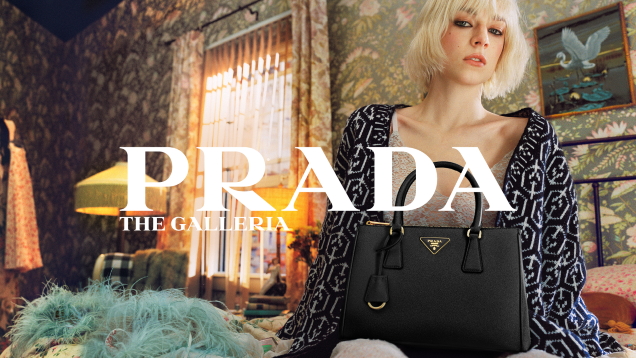 Xavier Dolan directs Prada Galleria Bag campaign starring Hunter