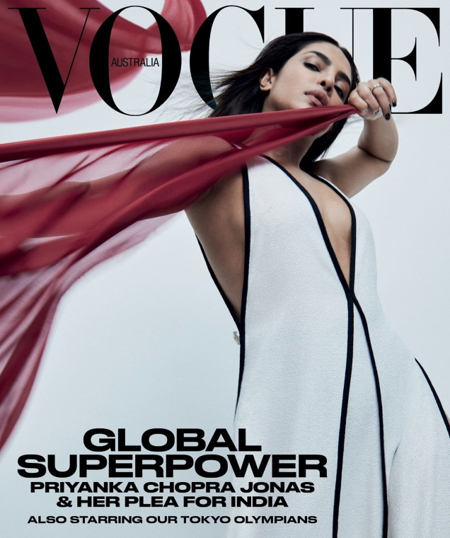 Vogue Australia June 2021 : Priyanka Chopra by Bibi Borthwick