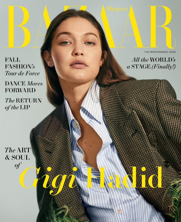 US Harper’s Bazaar August 2021 : Gigi Hadid by Collier Schorr