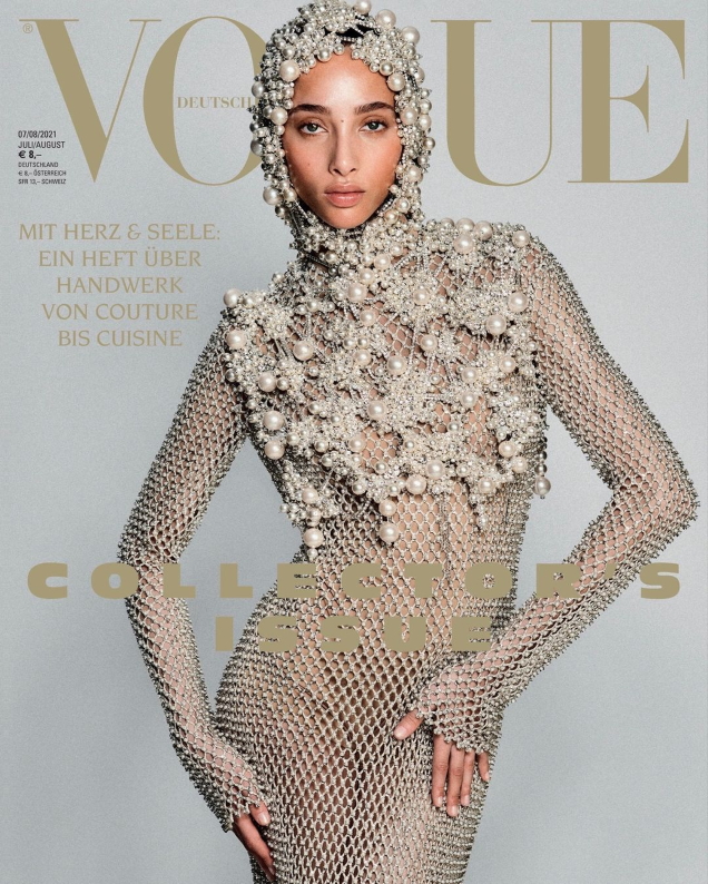 Vogue Germany July/August 2021 : Yasmin Wijnaldum by Chris Colls