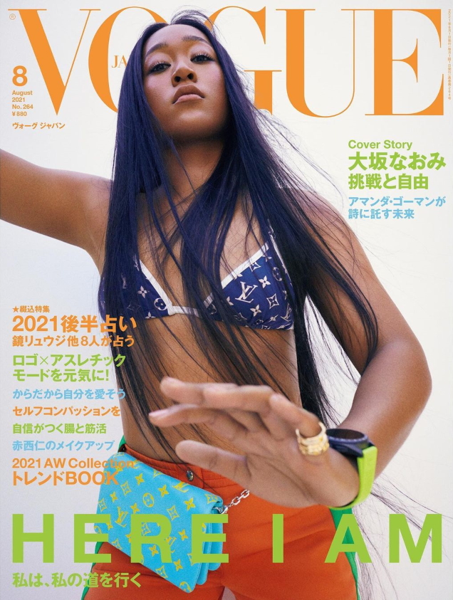 Vogue Japan August 2021 : Naomi Osaka by Zoey Grossman