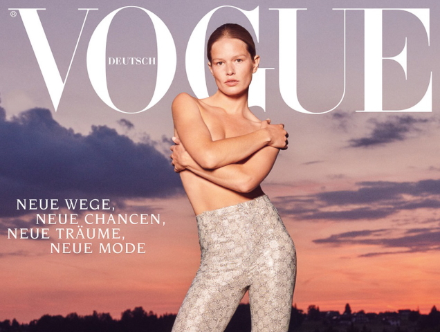 Anna Ewers Vogue Germany September 2021 - theFashionSpot