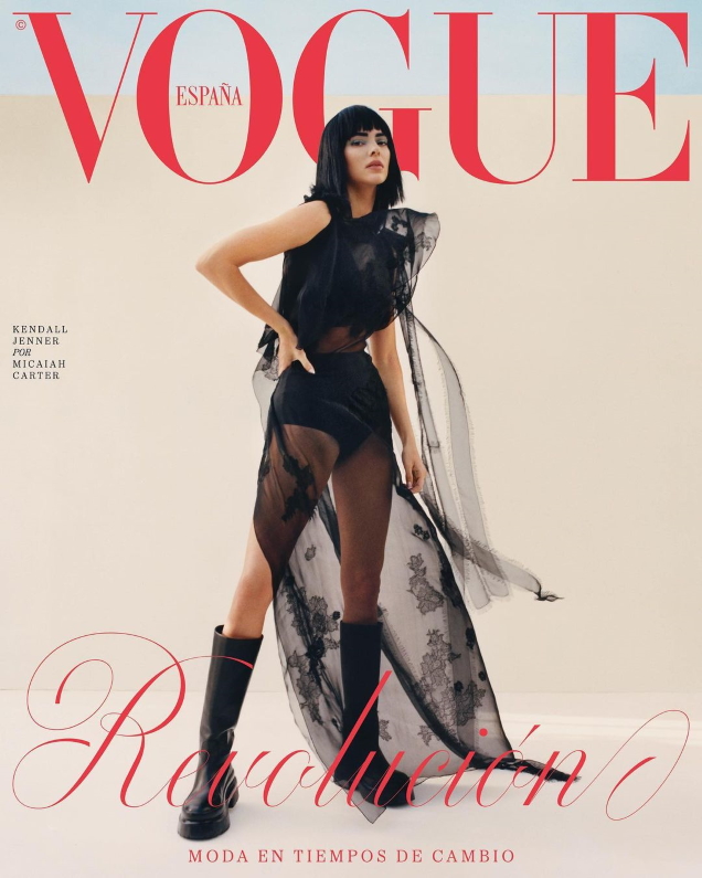 Vogue España August 2021 : Kendall Jenner by Micaiah Carter