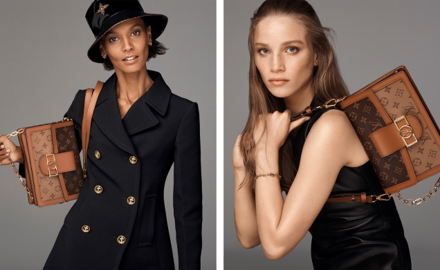 Louis Vuitton Handbags F/W 2021.22 : Liya Kebede & Rebecca Leigh Longendyke by Steven Meisel