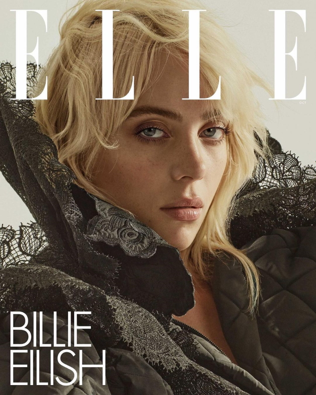 US Elle October 2021 : Billie Eilish by Alique
