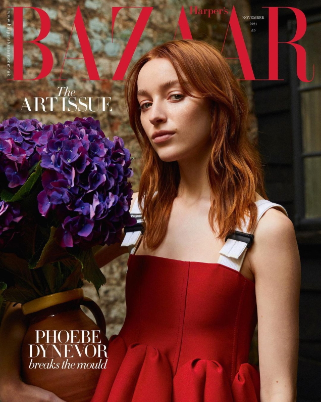 UK Harper’s Bazaar November 2021 : Phoebe Dynevor by Josh Shinner