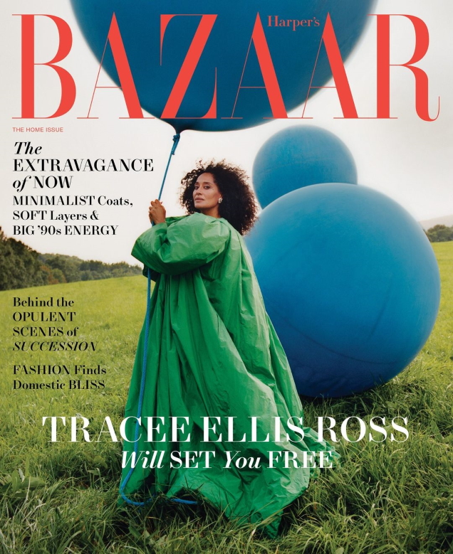 US Harper’s Bazaar November 2021 : Tracee Ellis Ross by Renell Medrano