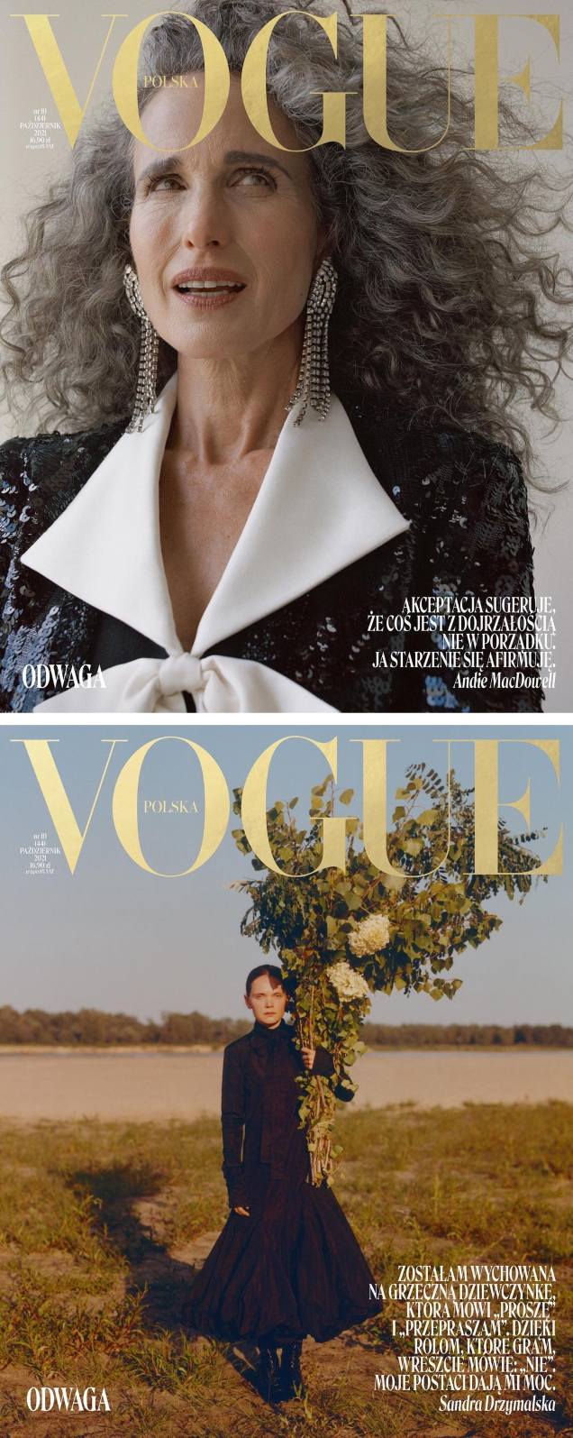 Vogue Poland October 2021 by Molly Matalon, Daria Kobayashi Ritch & Dudi Hasson