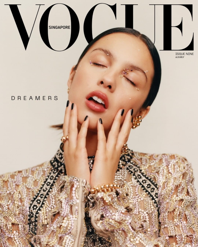 Vogue Singapore October 2021 : Olivia Rodrigo by Peter Ash Lee