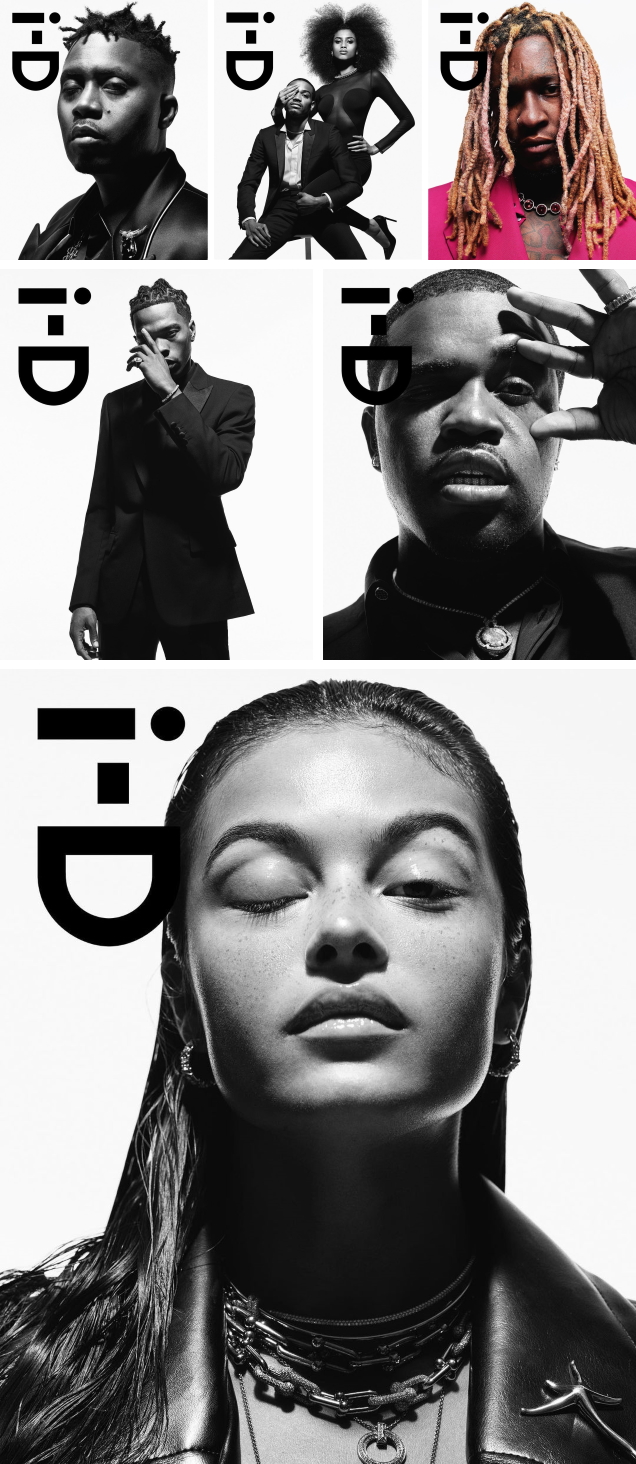 i-D Winter 2021 : The 'Out of the Blue' Issue by Mario Sorrenti