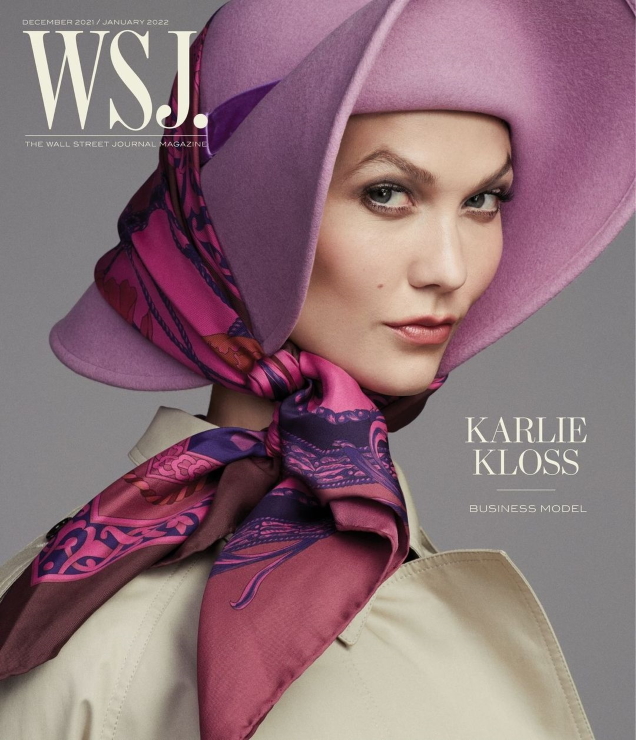 WSJ. Magazine December 2021/January 2022 : Karlie Kloss by Ethan James Green