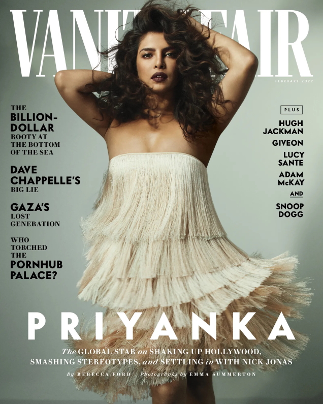Vanity Fair February 2022 : Priyanka Chopra by Emma Summerton