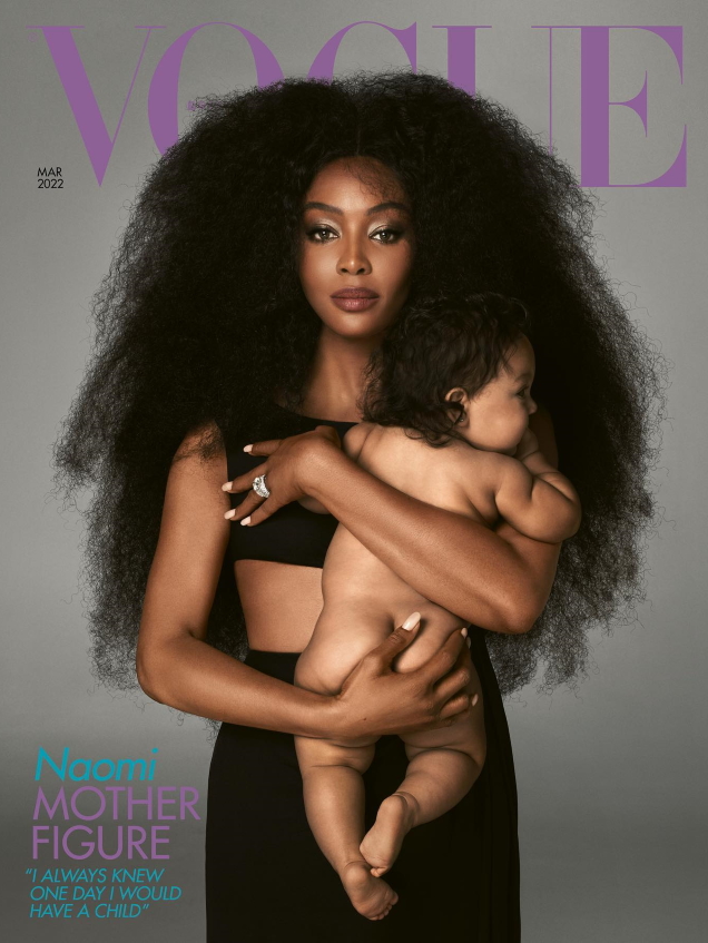 UK Vogue March 2022 : Naomi Campbell by Steven Meisel