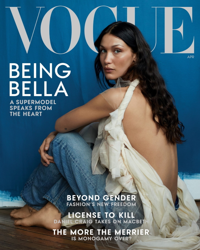 US Vogue April 2022 : Bella Hadid by Ethan James Green