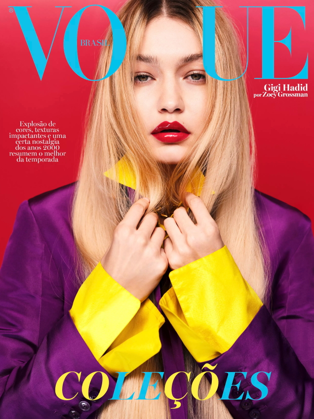 Vogue Brazil March 2022 : Gigi Hadid by Zoey Grossman
