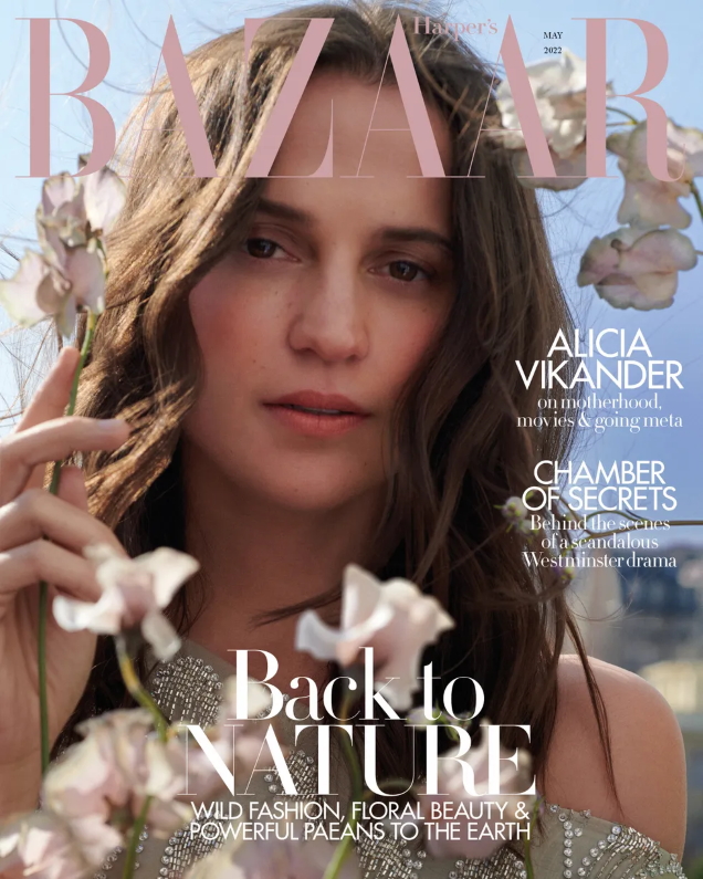 UK Harper's Bazaar May 2022 : Alicia Vikander by Betina Du Toit
