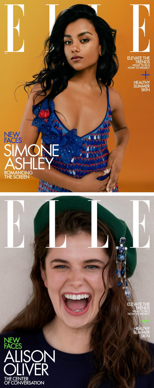 US Elle May 2022 : Rachel Zegler, Simone Ashley & Alison Oliver