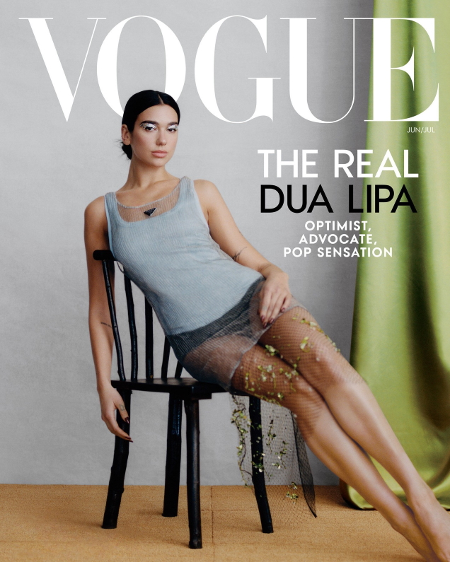 US Vogue June/July 2022 : Dua Lipa by Tyler Mitchell