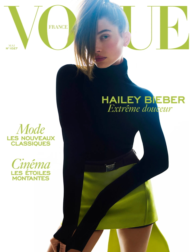 Vogue France May 2022 : Hailey Bieber by Karim Sadli