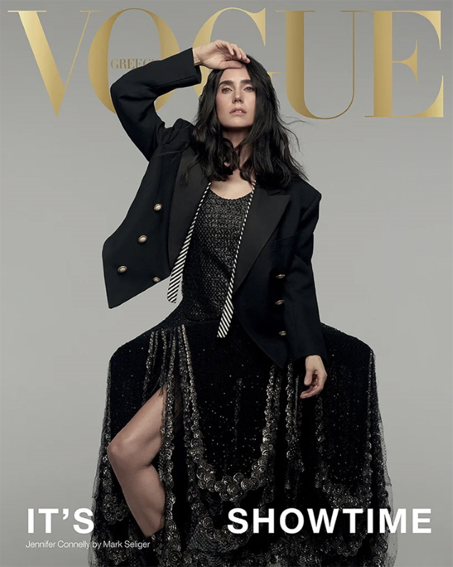 Jennifer Connelly Vogue Greece May 2022 - theFashionSpot