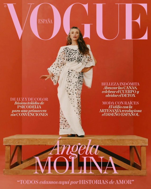 Vogue España May 2022 : Ángela Molina by Camilla Falquez