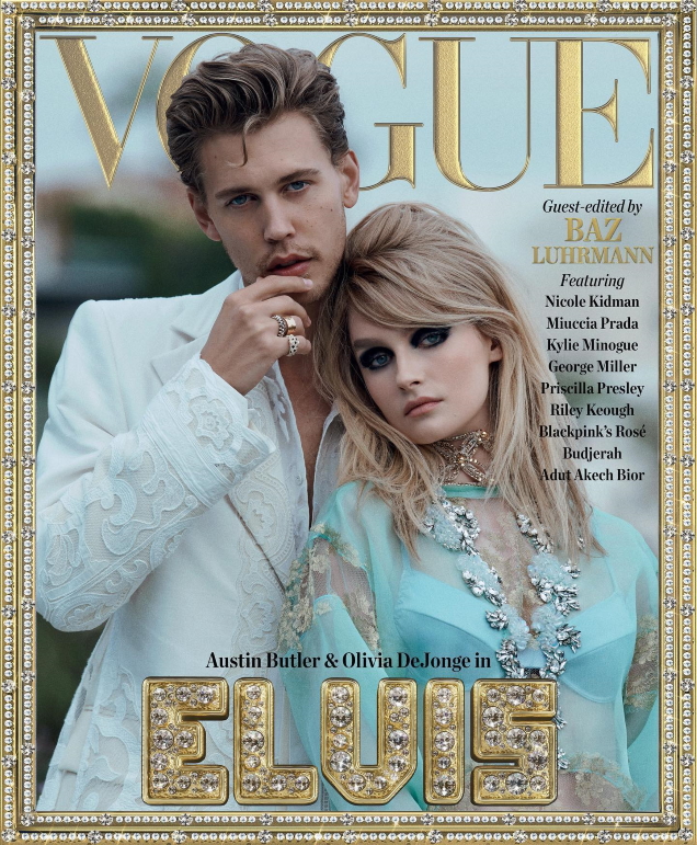 Vogue Australia June 2022 : Austin Butler & Olivia DeJonge by Lachlan Bailey
