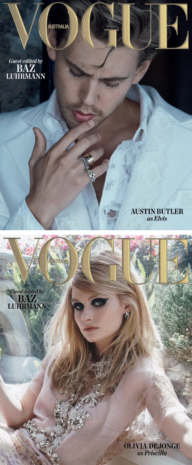 Vogue Australia June 2022 : Austin Butler & Olivia DeJonge by Lachlan Bailey