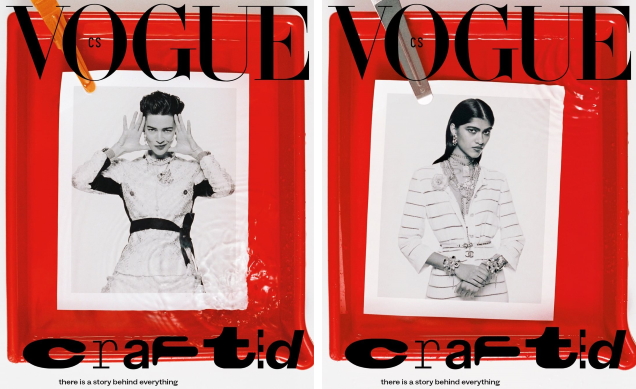 Vogue Czechoslovakia June 2022 Louise de Chevigny Ashley Radjarame 