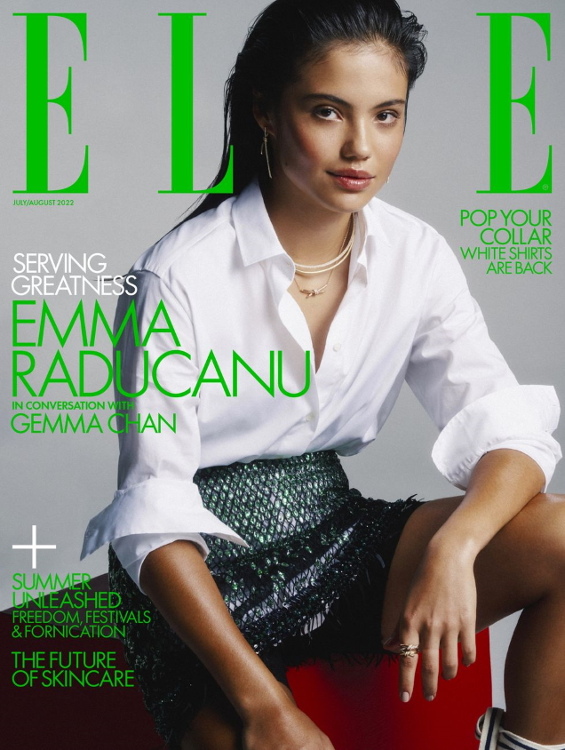 UK Elle July/August 2022 : Emma Raducanu by Sebastian Kim