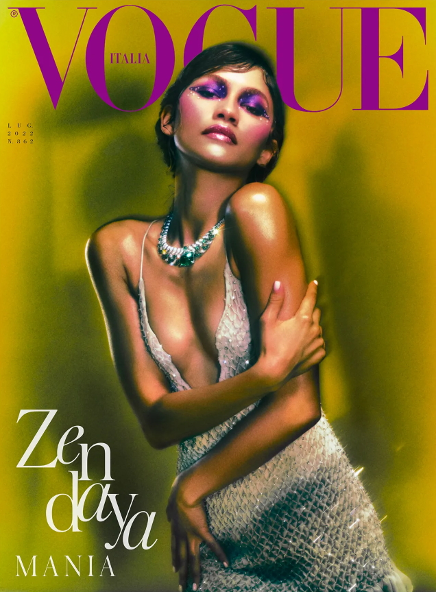 Vogue Italia July 2022 : Zendaya by Elizaveta Porodina