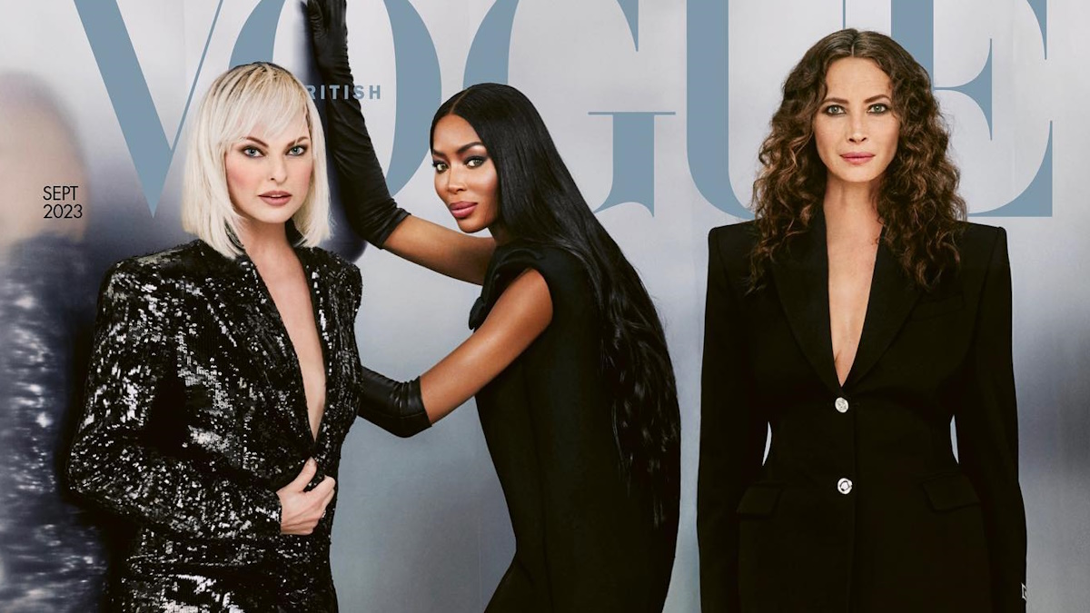The Supermodels UK Vogue September 2023 - theFashionSpot