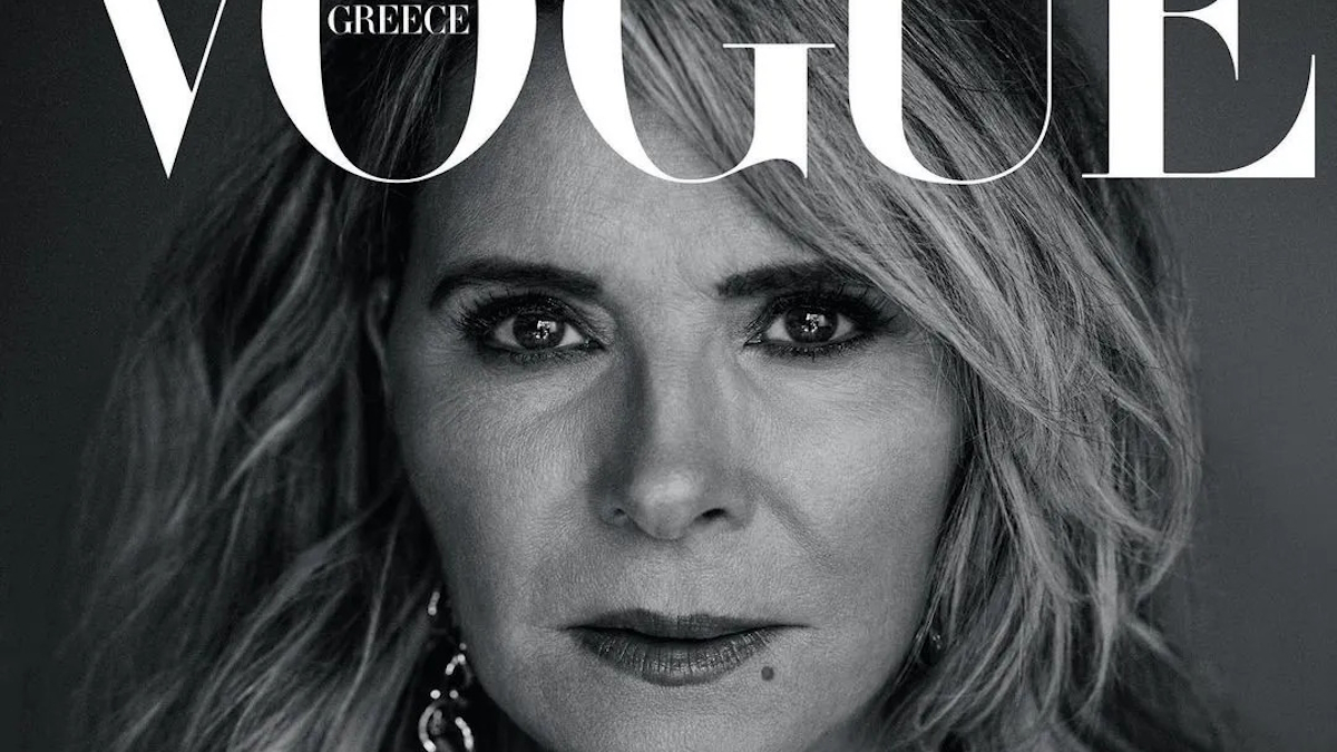 Kim Cattrall Vogue Greece September 2023 - theFashionSpot