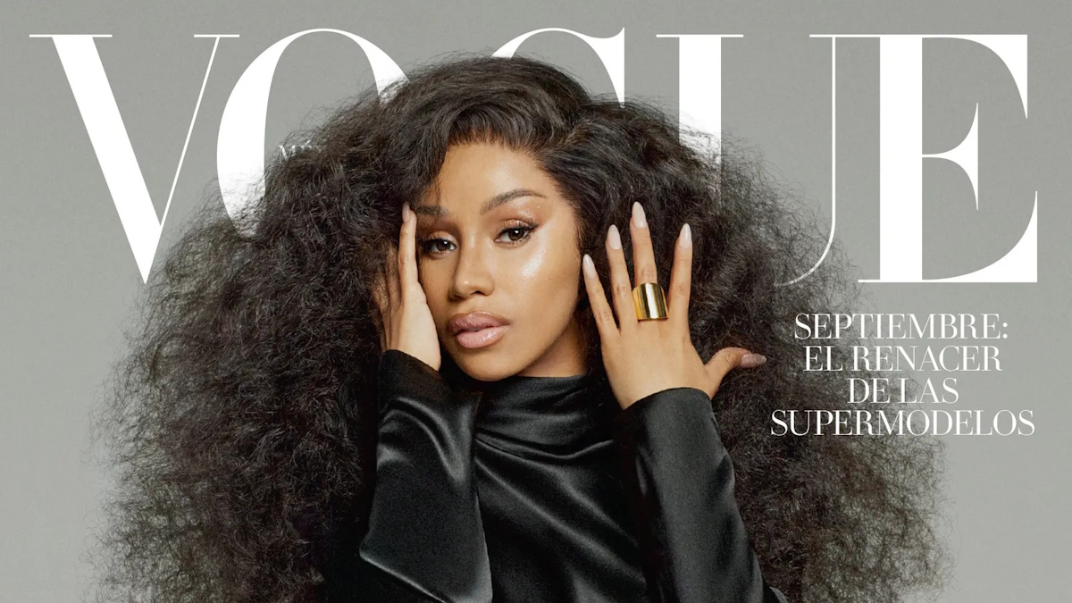 Cardi B Vogue Mexico September 2023 - TheFashionSpot