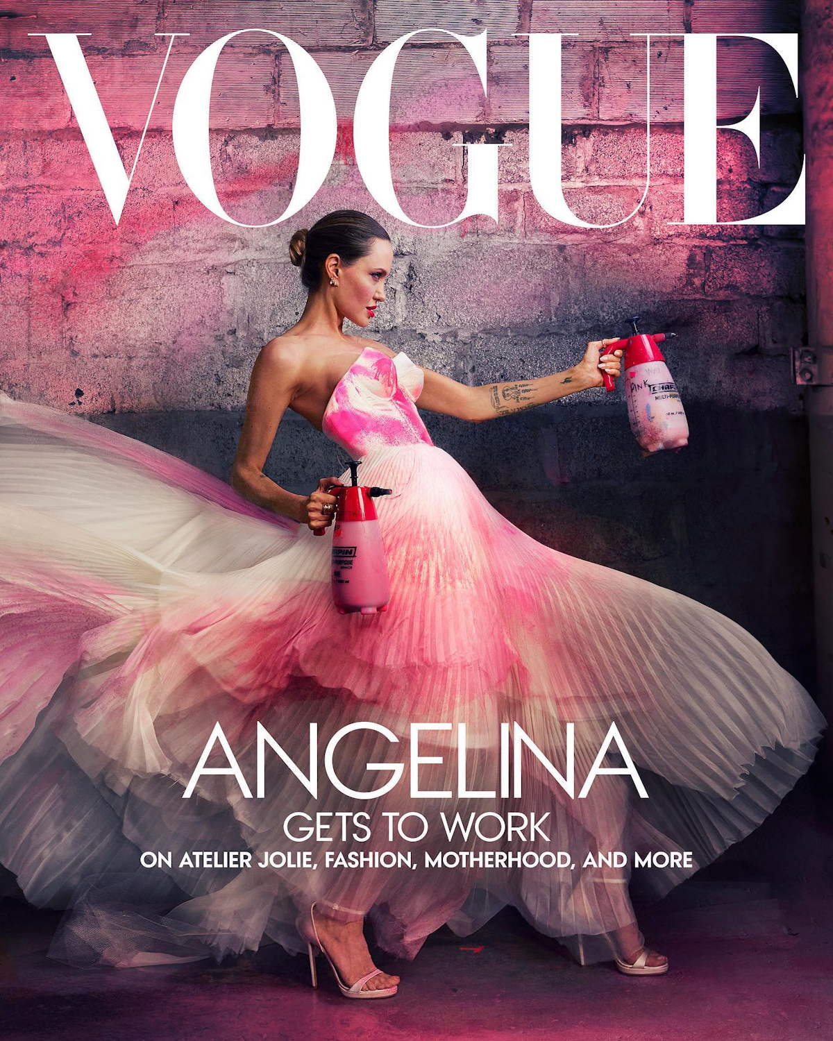 Angelina Jolie US Vogue Digital Edition November 2023 - theFashionSpot