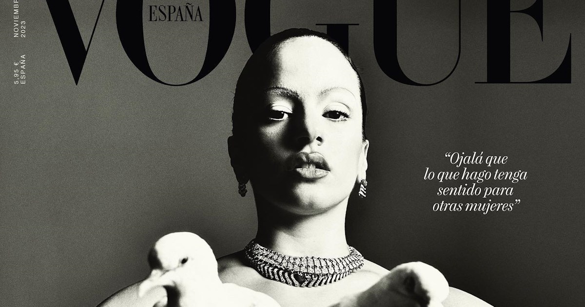 Rosalía Vogue Spain November 2023 - theFashionSpot