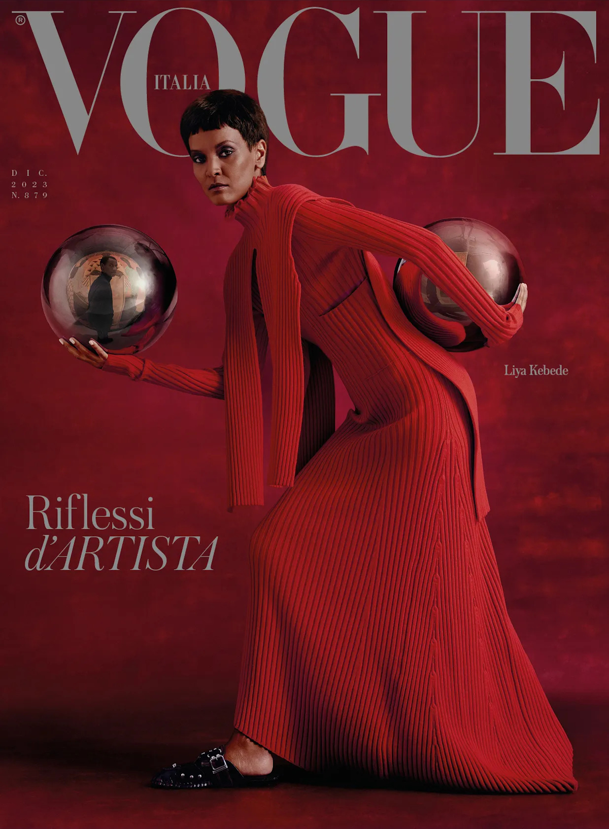 Liya Kebede Vogue Italia December 2023 - theFashionSpot