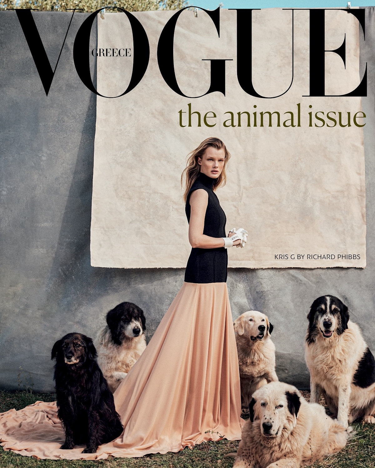 Kris Grikaite Vogue Greece January 2024 - theFashionSpot