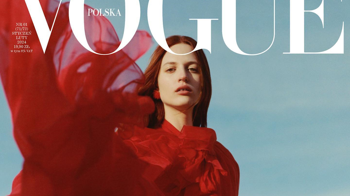 Julia Banas Vogue Poland January/February 2024 - theFashionSpot