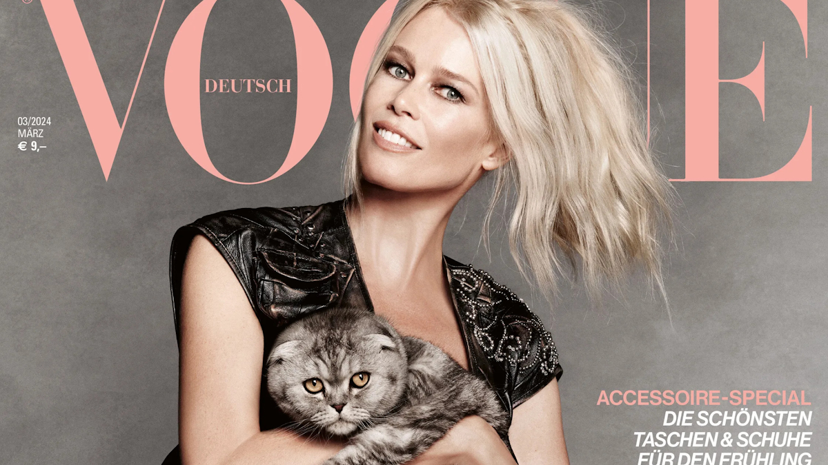 Claudia Schiffer Vogue Germany March 2024 - theFashionSpot