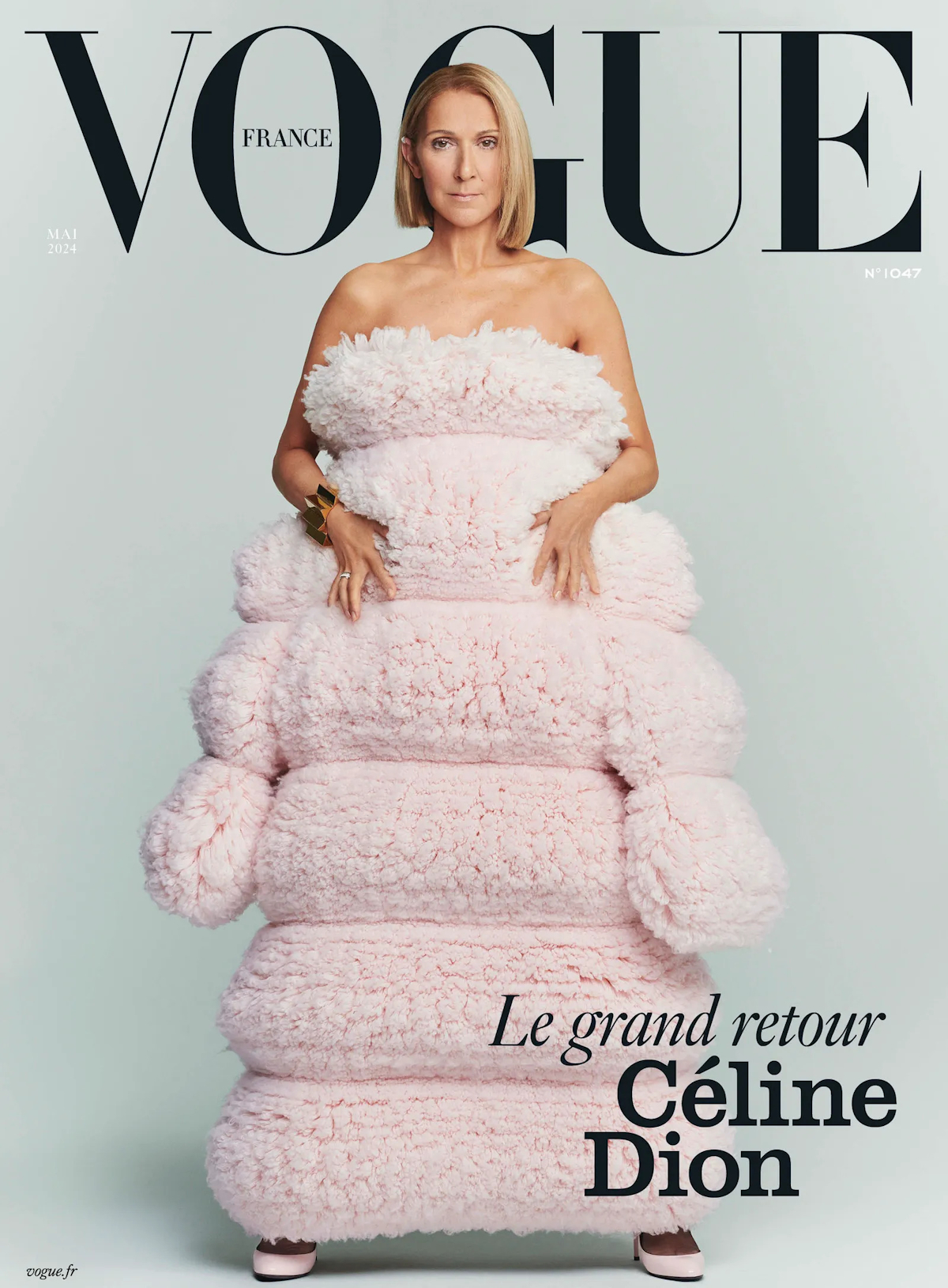 Céline Dion Vogue France May 2024 - theFashionSpot