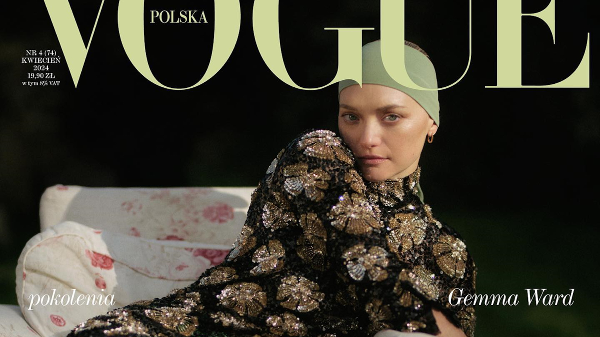 Gemma Ward Vogue Poland April 2024 - theFashionSpot